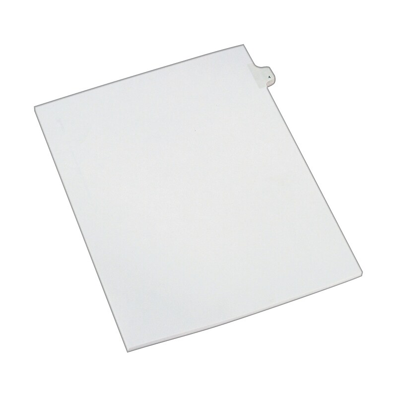 Avery Legal Pre-Printed Paper Dividers, Side Tab #4, White, Allstate Style, Letter Size, 25/Pack (82202) image 1