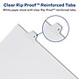 Avery Legal Pre-Printed Paper Dividers, Side Tab #7, White, Allstate Style, Letter Size, 25/Pack (82205)~#|#~sp92670362_sc7
