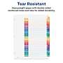 Avery Ready Index Table of Contents Pre-Printed Paper Dividers, A-Z Tabs, Multicolor, 1 Set (11125)~#|#~sp92672856_sc7