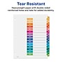 Avery Ready Index Table of Contents Pre-Printed Paper Dividers, 15 Tabs, Multicolor, 1 Set (11143)~#|#~sp92672964_sc7