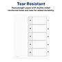 Avery Ready Index Table of Contents Paper Dividers, 1-5 Tabs, White (11130)~#|#~sp92673073_sc7