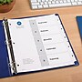 Avery Ready Index Table of Contents Paper Dividers, 1-5 Tabs, White (11130)~#|#~sp92673074_sc7