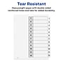 Avery Ready Index Table of Contents Paper Dividers, 1-12 Tabs, White (11140)~#|#~sp92673116_sc7