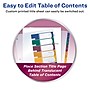Avery Ready Index Table of Contents Plastic Dividers, 1-8 Tabs, Multicolor (11817)~#|#~sp92673125_sc7