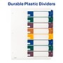Avery Ready Index Table of Contents Plastic Dividers, 1-8 Tabs, Multicolor (11817)~#|#~sp92673128_sc7