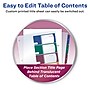 Avery Ready Index Table of Contents Plastic Dividers, 1-5 Tabs, Multicolor (11816)~#|#~sp92673131_sc7