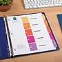 Avery Customizable Table of Contents Dividers, 5-Tab, Multicolor, 3 Sets/Pack (11070)~#|#~sp92673154_sc7