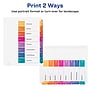 Avery Customizable Table of Contents Divider, Multicolor, 3 Sets/Pack (11071)~#|#~sp92673159_sc7