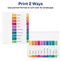Avery Customizable Table Of Contents Ready Index Pre-Printed Paper Divider, 10-Tab, White, 3/Pack (11072)~#|#~sp92673167_sc7