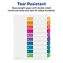 Avery Customizable Table Of Contents Ready Index Pre-Printed Paper Divider, 10-Tab, White, 3/Pack (11072)~#|#~sp92673169_sc7