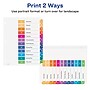 Avery Customizable Table of Contents Dividers, 12-Tab, Multicolor, 3 Sets/Pack (11073)~#|#~sp92673177_sc7