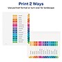 Avery Customizable Table Of Contents Divider, 15-Tab, White, 3 Sets/Pack (11074)~#|#~sp92673188_sc7