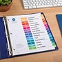 Avery Customizable Table Of Contents Divider, 15-Tab, White, 3 Sets/Pack (11074)~#|#~sp92673191_sc7