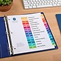Avery Ready Index Table of Contents Paper Dividers, 1-15 Tabs, Multicolor, 6 Sets/Pack (11197)~#|#~sp92673245_sc7