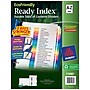 Avery Ready Index Table of Contents EcoFriendly Paper Dividers, A-Z Tabs, Multicolor (11085)~#|#~sp92673262_sc7