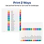 Avery Ready Index Table of Contents EcoFriendly Paper Dividers, 1-31 Tabs, Multicolor (11084)~#|#~sp92673292_sc7