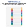 Avery Ready Index Table of Contents EcoFriendly Paper Dividers, A-Z Tabs, Multicolor (11085)~#|#~sp92673301_sc7