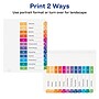 Avery Ready Index Table of Contents EcoFriendly Paper Dividers, 1-12 Tabs, Multicolor, 3 Sets/Pack (11083)~#|#~sp92673303_sc7