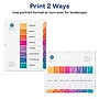 Avery Ready Index Table of Contents Paper Dividers, 1-8 Tabs, Multicolor, 24 Sets/Box (11168)~#|#~sp92673345_sc7