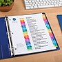 Avery Ready Index Table of Contents EcoFriendly Paper Dividers, A-Z Tabs, Multicolor (11085)~#|#~sp92673365_sc7