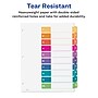 Avery Ready Index Table of Contents Paper Dividers, 1-10 Tabs, Multicolor, 24 Sets/Box (11169)~#|#~sp92673387_sc7