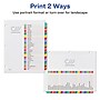 Avery Ready Index Table of Contents Paper Dividers, 1-31 Tabs, Contemporary Multicolor (11846)~#|#~sp92673419_sc7