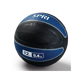 SPRI Xerball Navy Medicine Ball, 12 lbs. (05-58472)