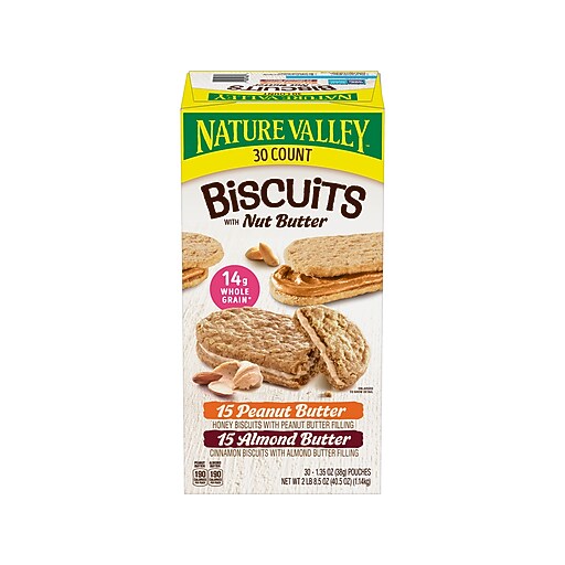 Nature Valley Honey Peanut Butter/Cinnamon Almond Butter Nut Bar, 40.5