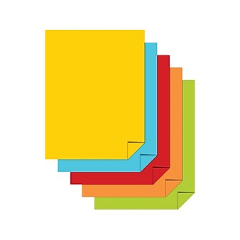 Astrobrights Colored Paper, 24 lbs., 8.5" x 11", Assorted Everyday Colors, 500 Sheets/Ream (99743-01