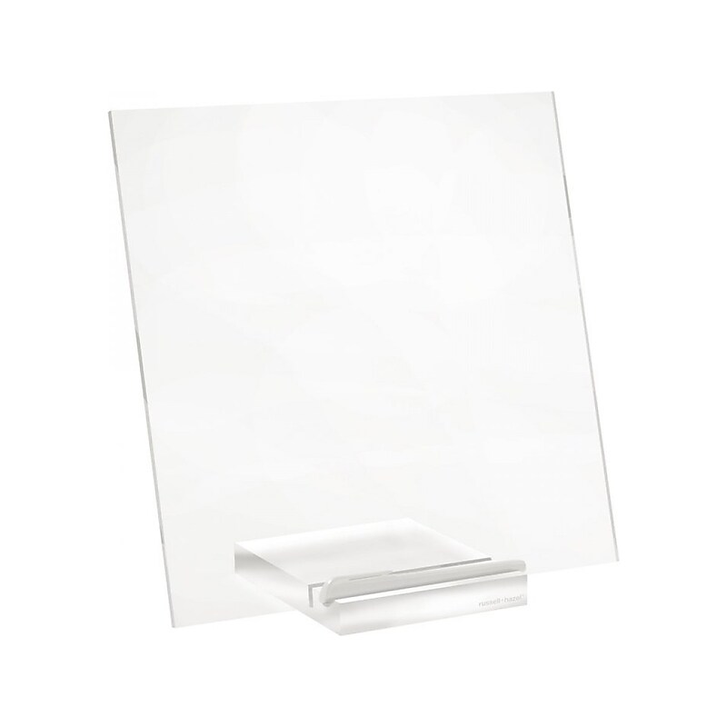 Russell+Hazel Acrylic Bloc Collection Plastic Document Stand with Lip, Clear (31384) image 1