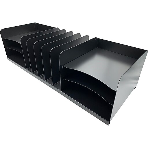 Huron Steel File Organizer, Black (HASZ0170) | Staples