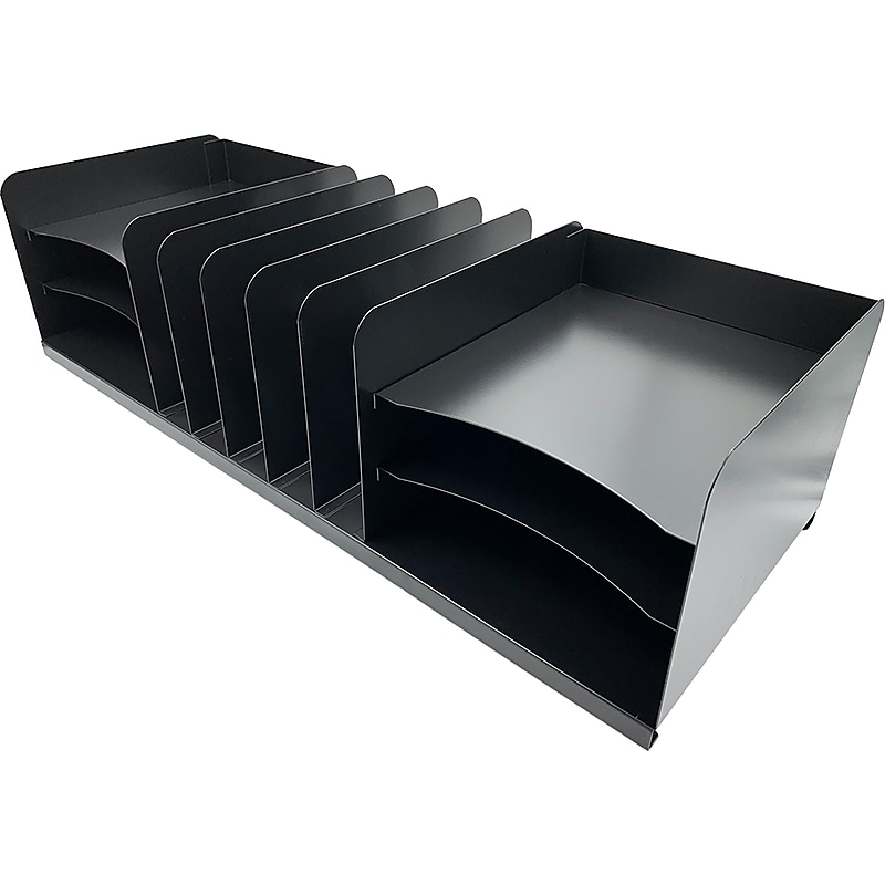 Huron Steel File Organizer, Black (HASZ0170) image 1