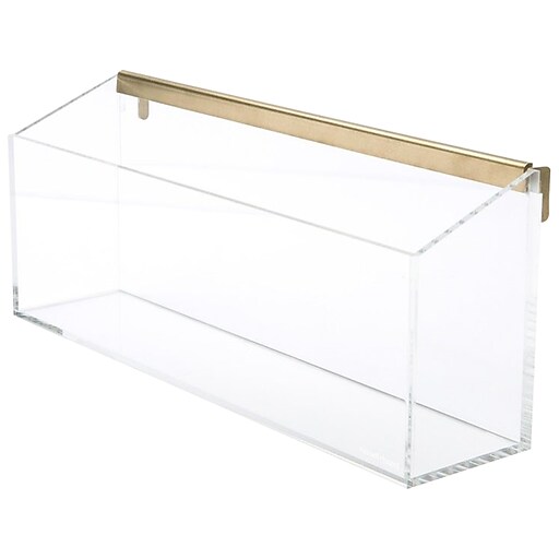 Russell+Hazel Wall Valet Accessories Holder, Clear Acrylic (44627