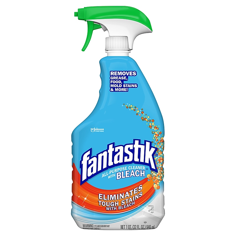 Scrubbing Bubbles Bleach 5-In-1 Cleaner, Fresh Clean, 32 Oz. Trigger Bottle, 8/CT (308685) image 1