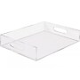 Russell+Hazel Bloc Stackable Plastic Desk Storage, Clear (31727)~#|#~sp92923994_sc7