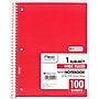 Mead Spiral 1-Subject Notebook, 8" x 10.5", Wide Ruled, 100 Sheets, Assorted Colors (MEA05514)~#|#~sp93154342_sc7
