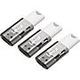 Lexar JumpDrive S60 32GB USB 2.0 Type A Flash Drive, Grey/White, 3/Pack (LJDS60-32GB3NNU)~#|#~sp93208416_sc7