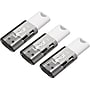 Lexar JumpDrive S60 64GB USB 2.0 Type A Flash Drive, Grey/White, 3/Pack (LJDS60-64GB3NNU)~#|#~sp93208447_sc7