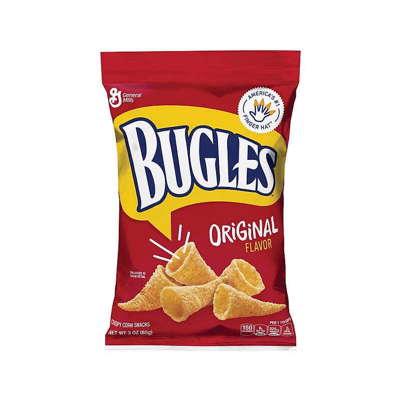 Bugles Corn Chips, Original, 3 oz. (BUGLES6) image 1