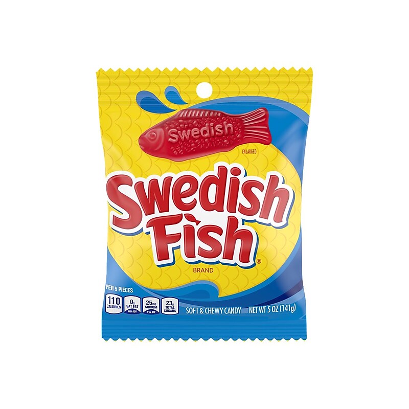 Swedish Fish Original Soft & Chewy Candy, 5 oz (341727) image 1