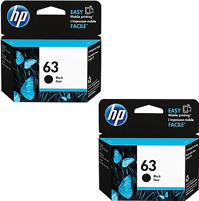 HP 63 Black Standard Yield Ink Cartridges, 2/Pack (T0A53AN-VB) Sansujyuku sansujyuku.com