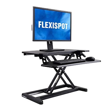 FlexiSpot AlcoveRiser 28"W Desk Riser, Black (M7BS)
