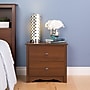 Prepac™ 21.75" Monterey 2 Drawer Nightstand, Cherry~#|#~sp93459794_sc7