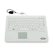 Seal Shield Seal Touch Wired USB Waterproof Keyboard, White (SW87P2)