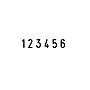 2000 Plus Classic Line 2006 Numbering Stamp, "6-Band", Black Ink (011234)~#|#~sp93670375_sc7