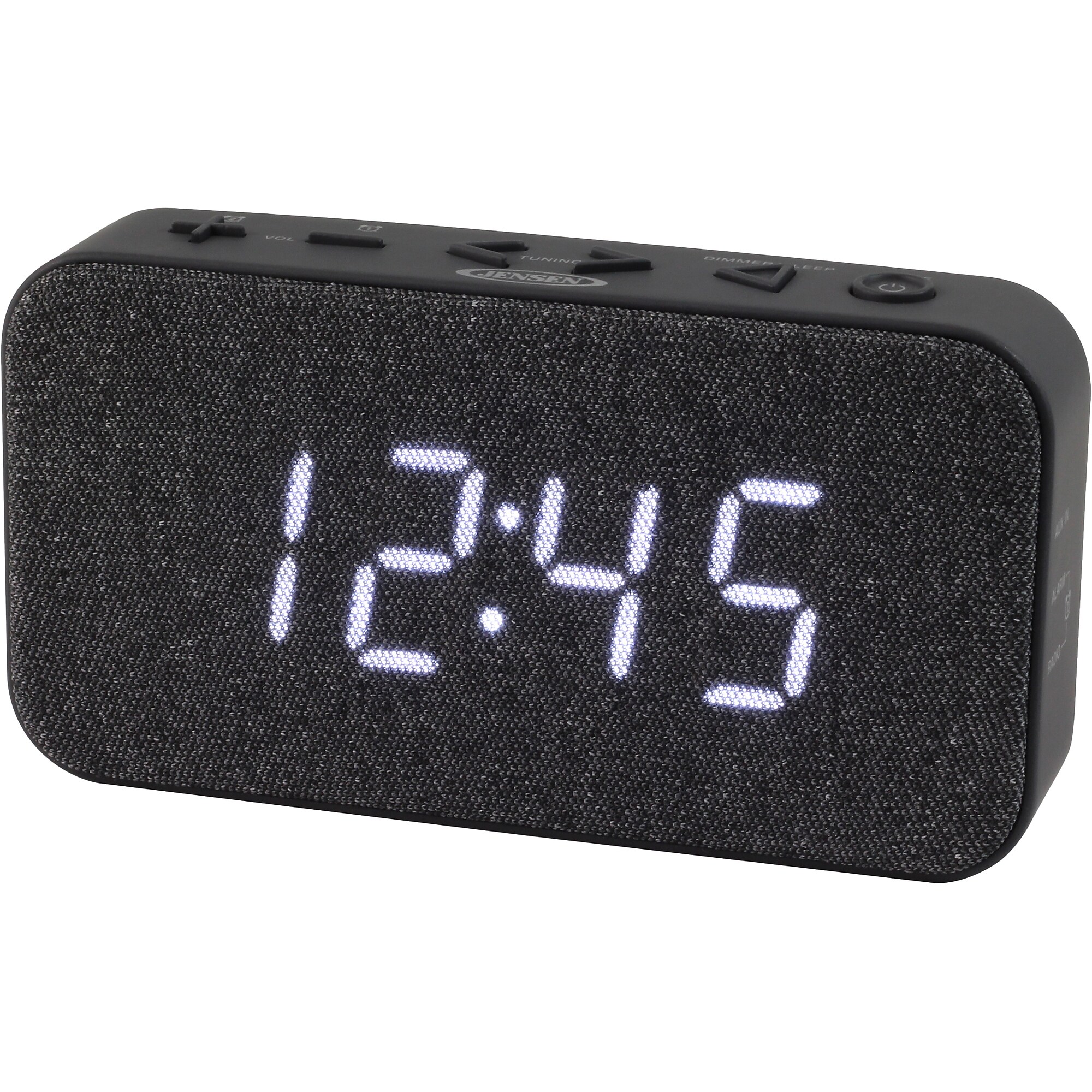 Jensen JCR-229 Dual Alarm Clock Radio, Black (JCR-229) Sansujyuku sansujyuku.com