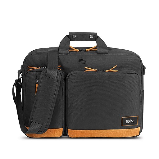 Solo Downtown Laptop Briefcase, Black Polyester (UBN310-4/1) at Staples