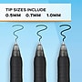 Paper Mate Profile Retractable Gel Pen, Medium Point, Assorted Ink, 8/Set (2097006)~#|#~sp93779942_sc7
