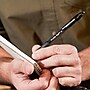 Paper Mate Profile Retractable Ballpoint Pen, Medium Point, Black Ink, Dozen (2095470)~#|#~sp93780001_sc7