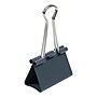 JAM Paper Large Binder Clips, 1" Capacity, Grey, 12 Clips/Pack (340BCGY)~#|#~sp93880866_sc7